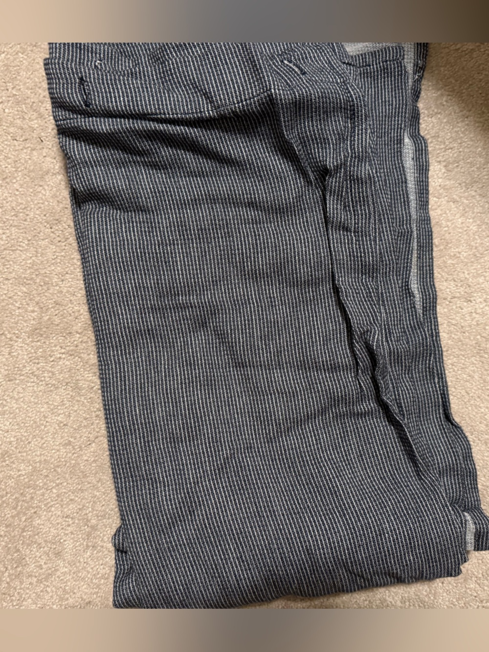 Shower Curtain Navy and White Project 62 Length 70” x Width 71”